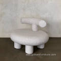 Modern Elegant boucle Fabric Engel Olga Chair